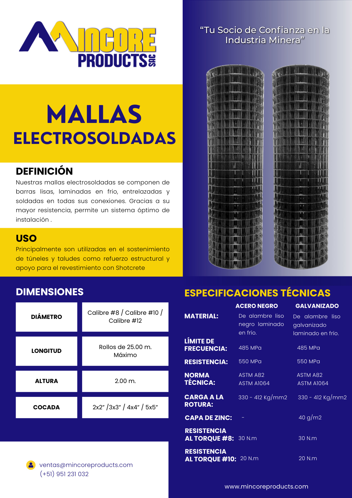 Malla Electrosoldada 100x100x4mm